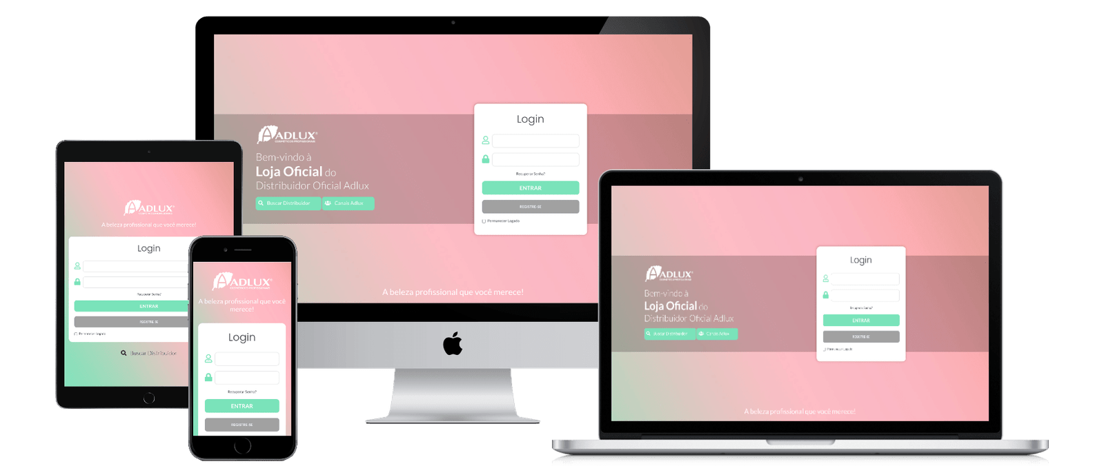Adlux Cosméticos Profissionais GritoWeb Portfólio